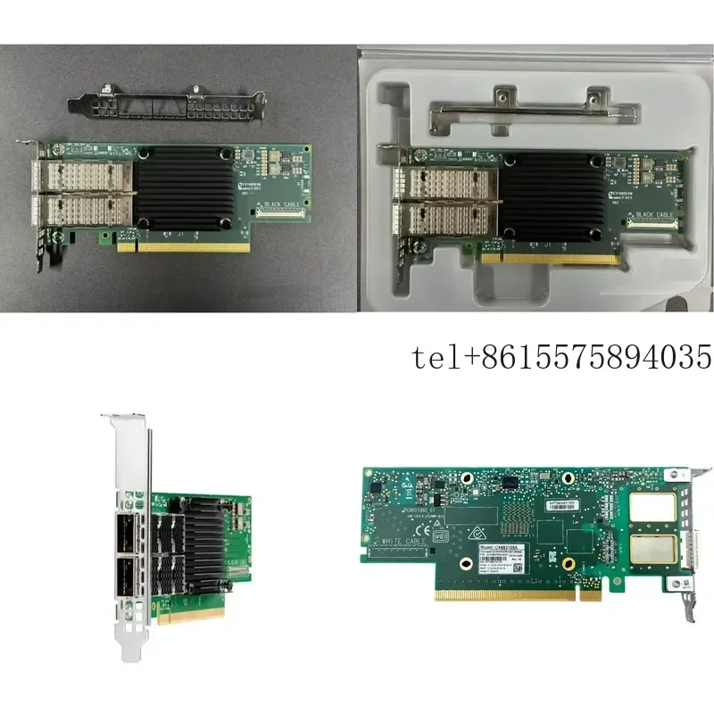 Hot Mellanox VPI 100 Gb/s Ethernet Adapter Single Port EDR IB RJ45 PCI Interface Server Network Card MCX653106A-ECAT
Hot Mellanox VPI 100 Gb/s Ethernet Adapter Single Port EDR IB RJ45 PCI Interface Server Network Card MCX653106A-ECAT