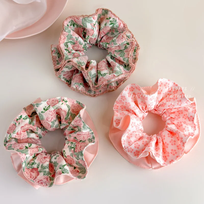 2026 New Pink Rose Flower Multi Layer Floral Hair Scrunchies for Women Sweet Elegant Daily Hair Ties Hair Styling Accessories
2026 New Pink Rose Flower Multi Layer Floral Hair Scrunchies for Women Sweet Elegant Daily Hair Ties Hair Styling Accessories
