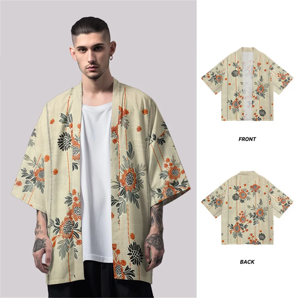 Kimono Plus Size 6XL 5XL Fashion Floral Print Cardigan Haori Women Cosplay Yukata Clothing Harajuku Men Tops
Kimono Plus Size 6XL 5XL Fashion Floral Print Cardigan Haori Women Cosplay Yukata Clothing Harajuku Men Tops
