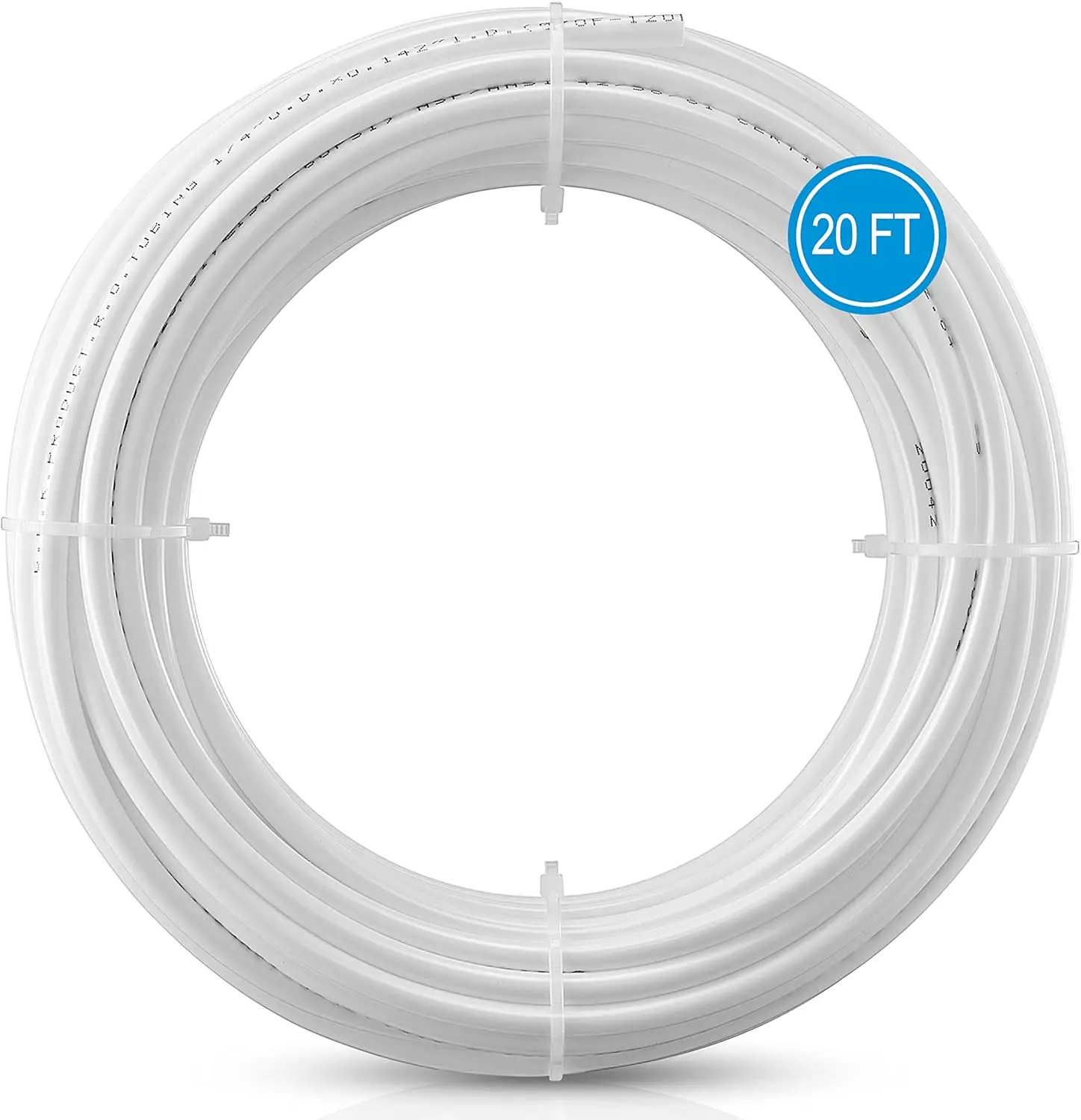 1/4" OD NSF Certified RO Water Tubing, BPA Free Flexible Plastic Hose for Reverse Osmosis Purifier Filter System (White)
1/4" OD NSF Certified RO Water Tubing, BPA Free Flexible Plastic Hose for Reverse Osmosis Purifier Filter System (White)