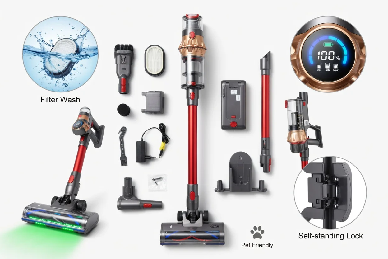Elite Low Noise 40-minute Working Time Powerful Brushless Cordless Handheld Vacuum Cleaner for Large Areas Household Hotels Dry
Elite Low Noise 40-minute Working Time Powerful Brushless Cordless Handheld Vacuum Cleaner for Large Areas Household Hotels Dry