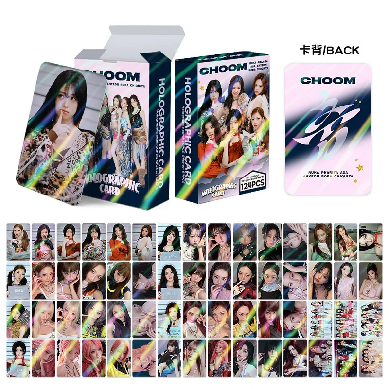 BAEMON CHOOM Album Lomo Cards 60PCS Photo Cards + 64PCS Stickers Kpop Girl Group Collectible Cards for Fans
BAEMON CHOOM Album Lomo Cards 60PCS Photo Cards + 64PCS Stickers Kpop Girl Group Collectible Cards for Fans