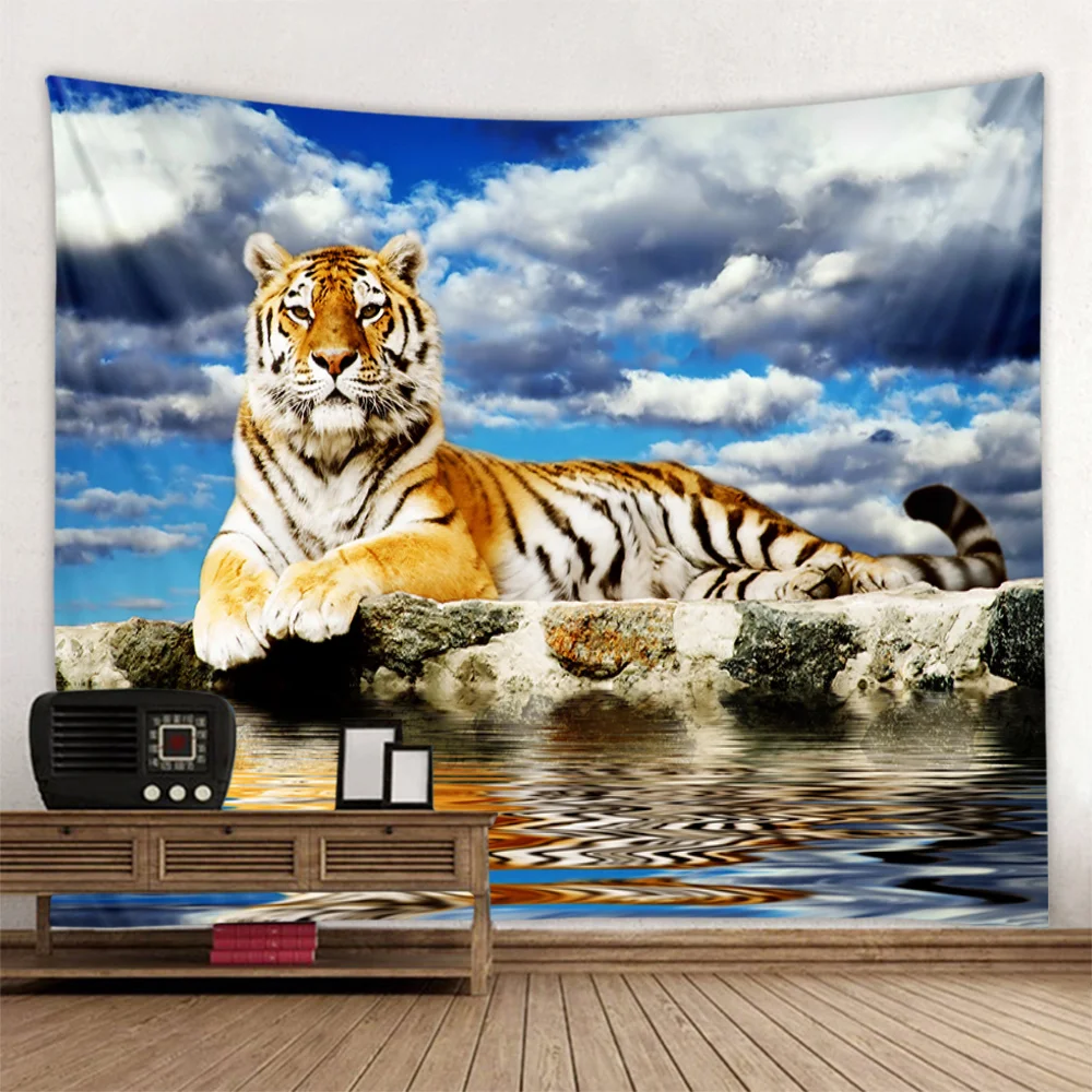 Forest Tiger Tapestry, Home Furnishings, Hanging Cloth, Children's Room Aesthetic Decoration, Animals, Cartoon Wall Decoration
Forest Tiger Tapestry, Home Furnishings, Hanging Cloth, Children's Room Aesthetic Decoration, Animals, Cartoon Wall Decoration