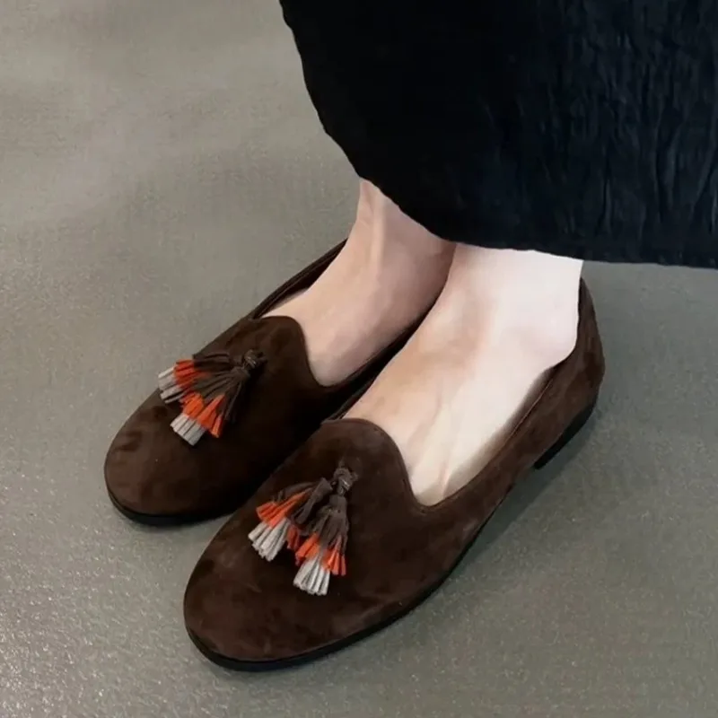 Fashion Women's Shoes Retro Luxury Genuine Leather Loafers for Woman Exquisite Britain Casual Shoes Designer Shoes Zapatos Mujer
Fashion Women's Shoes Retro Luxury Genuine Leather Loafers for Woman Exquisite Britain Casual Shoes Designer Shoes Zapatos Mujer