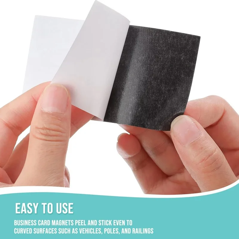 20/50 Sheets 50x20mm Self Adhesive Magnetic Business Cards Peel and Stick Magnet Stickers for Business Professionals
20/50 Sheets 50x20mm Self Adhesive Magnetic Business Cards Peel and Stick Magnet Stickers for Business Professionals