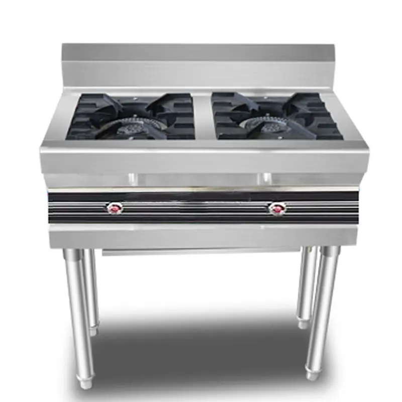 Hot-selling stainless steel commercial hotel kitchen cooking cooker double burner gas stove
Hot-selling stainless steel commercial hotel kitchen cooking cooker double burner gas stove