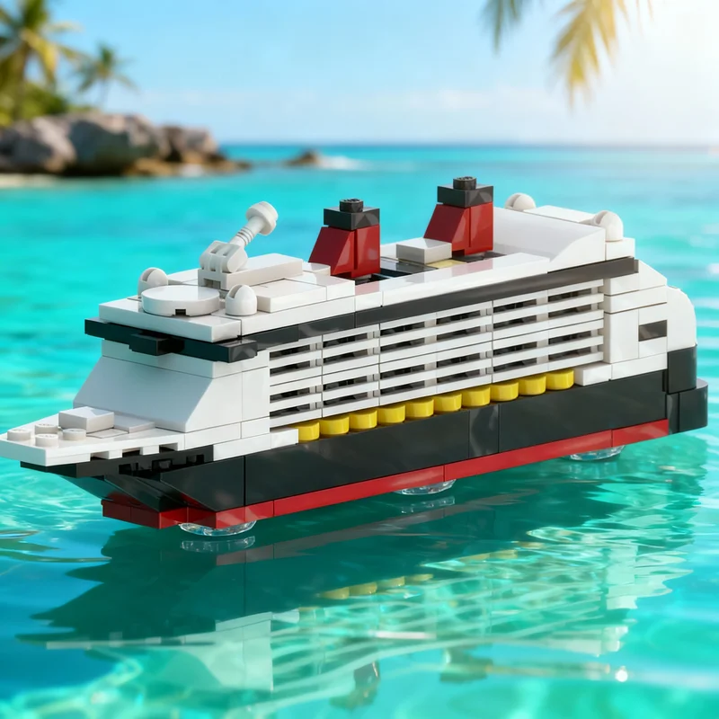 155pcs MOC Boat Disneieny Cruise Ship Model Building Blocks Construction DIY Creative Idea Toy Christmas Gifts Education
155pcs MOC Boat Disneieny Cruise Ship Model Building Blocks Construction DIY Creative Idea Toy Christmas Gifts Education
