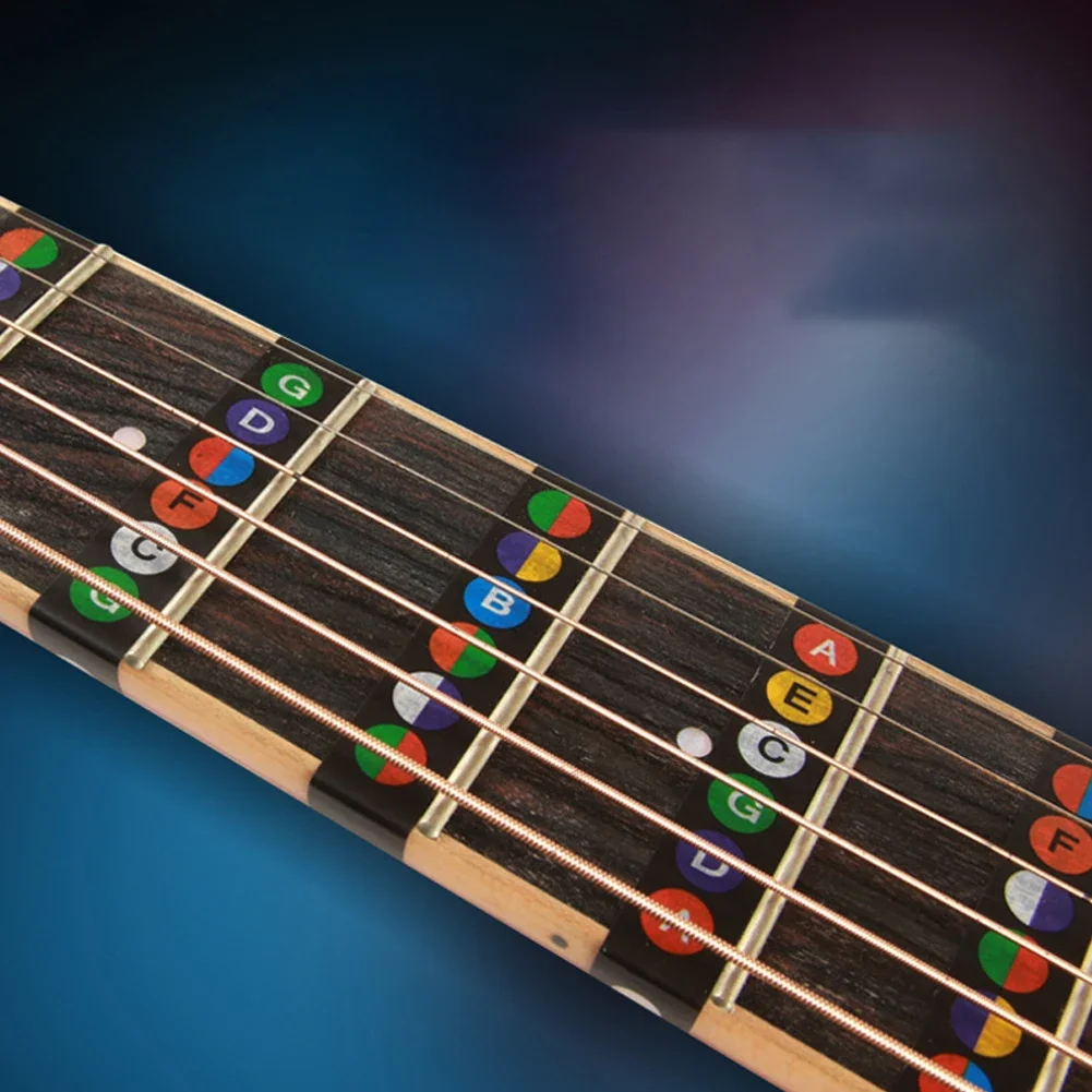 Guitar Fretboard Sticker Guide Learning Notes PVC Scales Starter String 19.5x11cm Accessories Beginner Black & White Brand New
Guitar Fretboard Sticker Guide Learning Notes PVC Scales Starter String 19.5x11cm Accessories Beginner Black & White Brand New