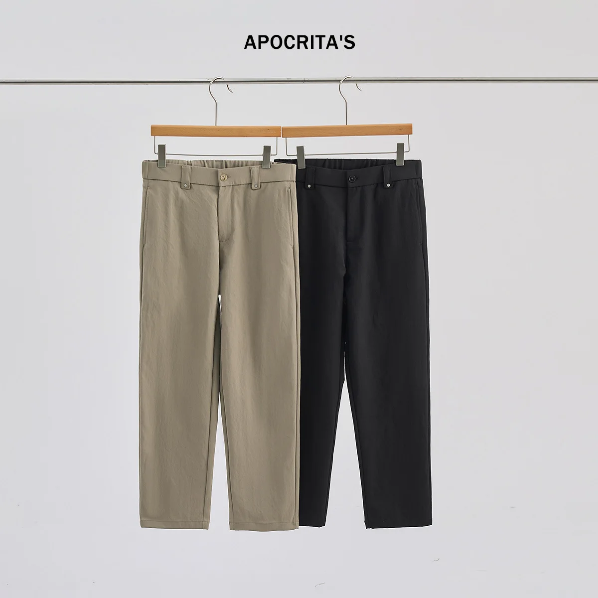 Men's Casual Pants Loose Tapered Fit Semi-Elastic Waist High-End Feelings Autumn Season Versatile Straight Leg Long Trousers
Men's Casual Pants Loose Tapered Fit Semi-Elastic Waist High-End Feelings Autumn Season Versatile Straight Leg Long Trousers