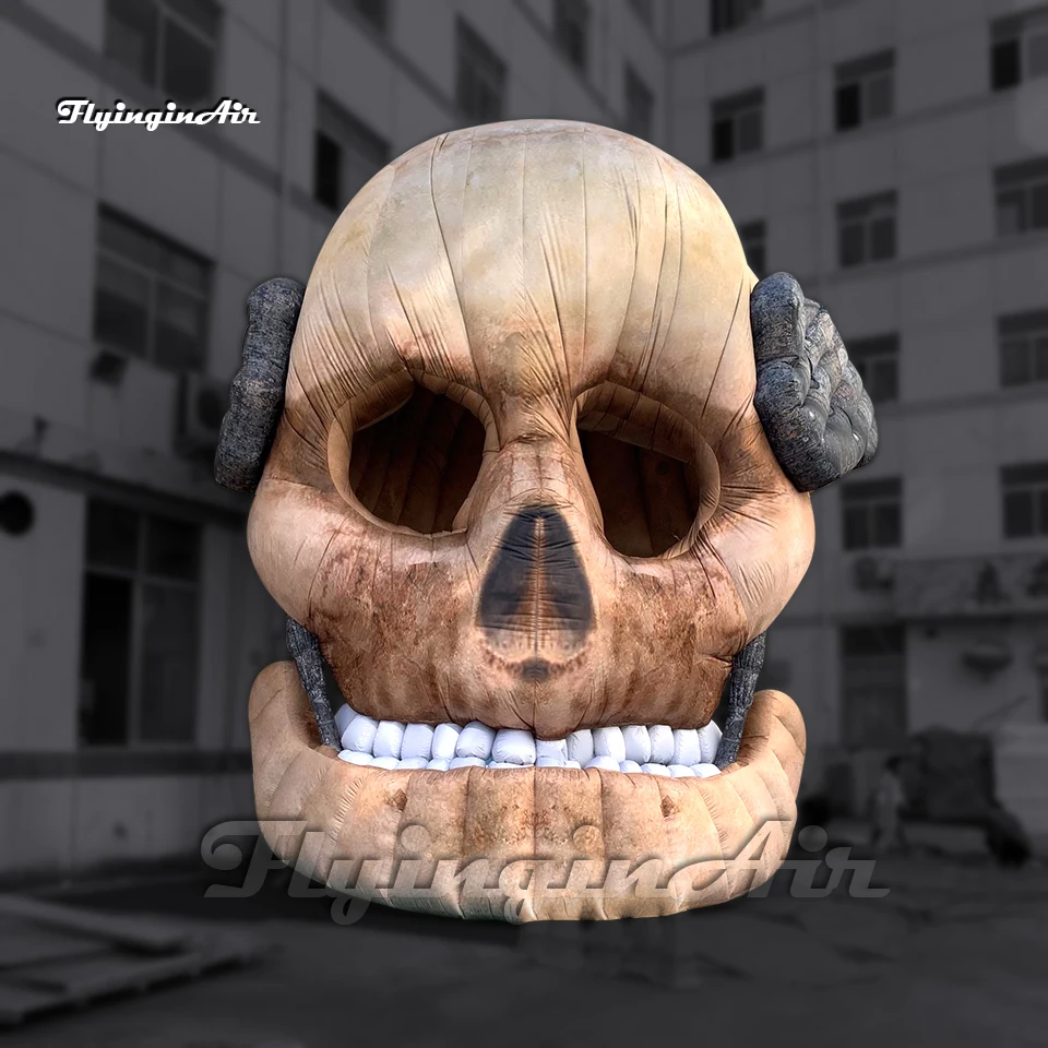 Giant Inflatable Skull 6m Hanging Halloween Mask Model Air Blow Up Ghostface For Carnival Stage Decoration
Giant Inflatable Skull 6m Hanging Halloween Mask Model Air Blow Up Ghostface For Carnival Stage Decoration