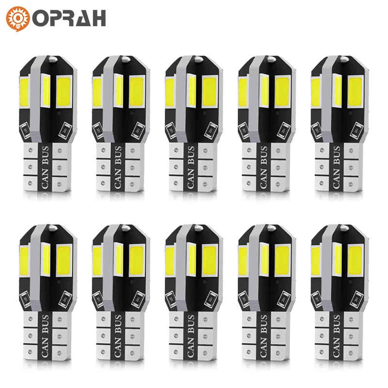 10PCS T10 W5W LED Bulbs Canbus 5630 8SMD 194 168 Car Interior Map Dome Lights Parking Light Auto Signal Lamp 6000K 12V White
10PCS T10 W5W LED Bulbs Canbus 5630 8SMD 194 168 Car Interior Map Dome Lights Parking Light Auto Signal Lamp 6000K 12V White