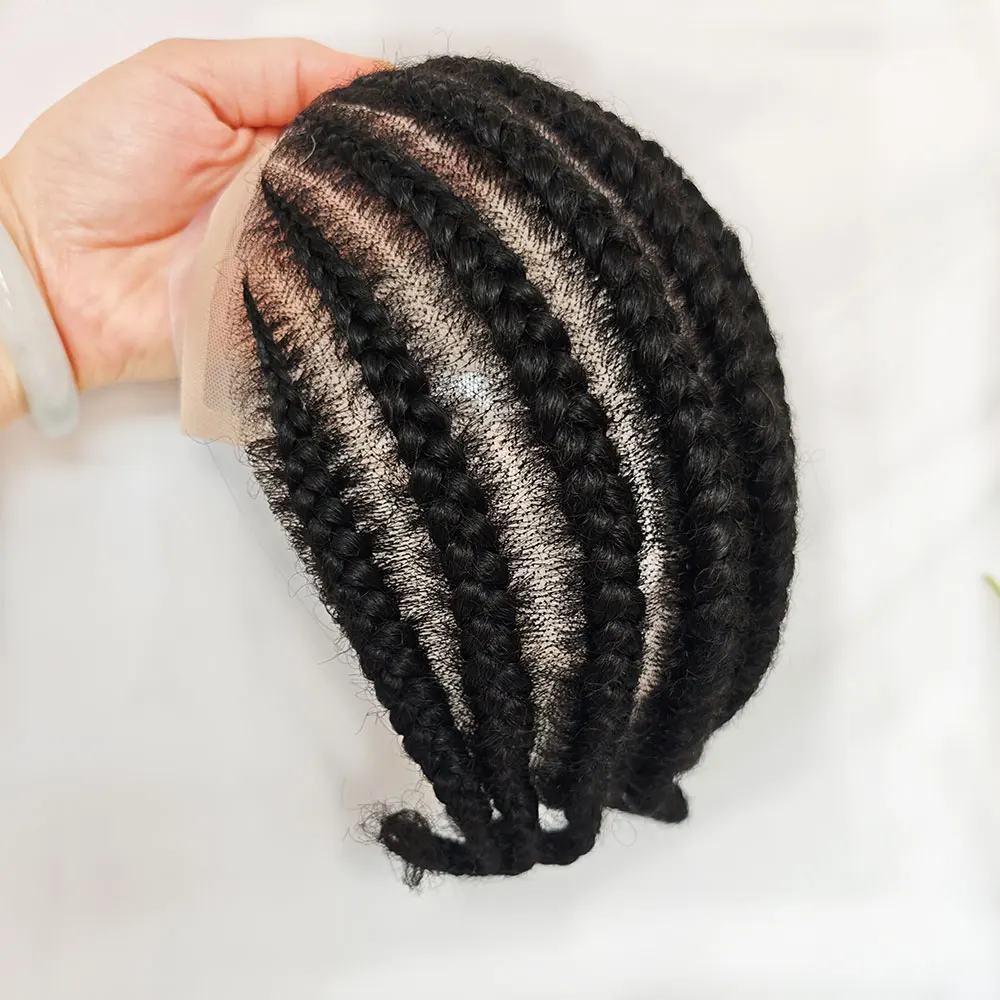 Q6 Style Afro Curly Braids Wig Toupee 100% Human Hair Lace Front PU Capillary Prosthesis Hair Piece System 8X10''
Q6 Style Afro Curly Braids Wig Toupee 100% Human Hair Lace Front PU Capillary Prosthesis Hair Piece System 8X10''