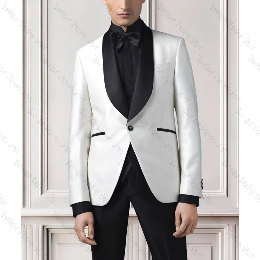 Fashion Shawl Collar Single Breasted Men Suit Business Casual Formal Costume Homme 2 Pcs Set Jacket Pants
Fashion Shawl Collar Single Breasted Men Suit Business Casual Formal Costume Homme 2 Pcs Set Jacket Pants
