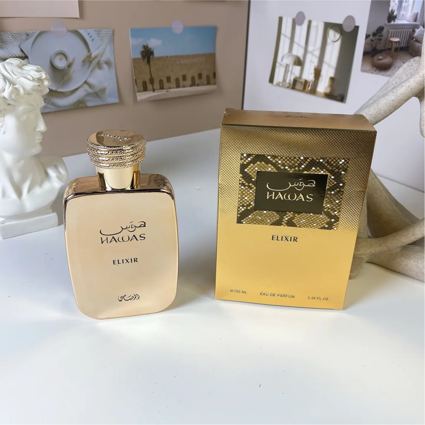 Hawas Men's Elixir | eau de toilette | Lasting Fragrance perfume | For Men | 3.4 fluid ounces (about 3.4 ml) 100 ml
Hawas Men's Elixir | eau de toilette | Lasting Fragrance perfume | For Men | 3.4 fluid ounces (about 3.4 ml) 100 ml