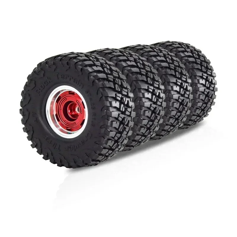 4pcs 57mm 1.0" Metal Beadlock Wheel Tire Set For 1/18 RC Crawler Car TRX4M SCX24 AX24 FMS24 Upgrade Parts Accessories
4pcs 57mm 1.0" Metal Beadlock Wheel Tire Set For 1/18 RC Crawler Car TRX4M SCX24 AX24 FMS24 Upgrade Parts Accessories