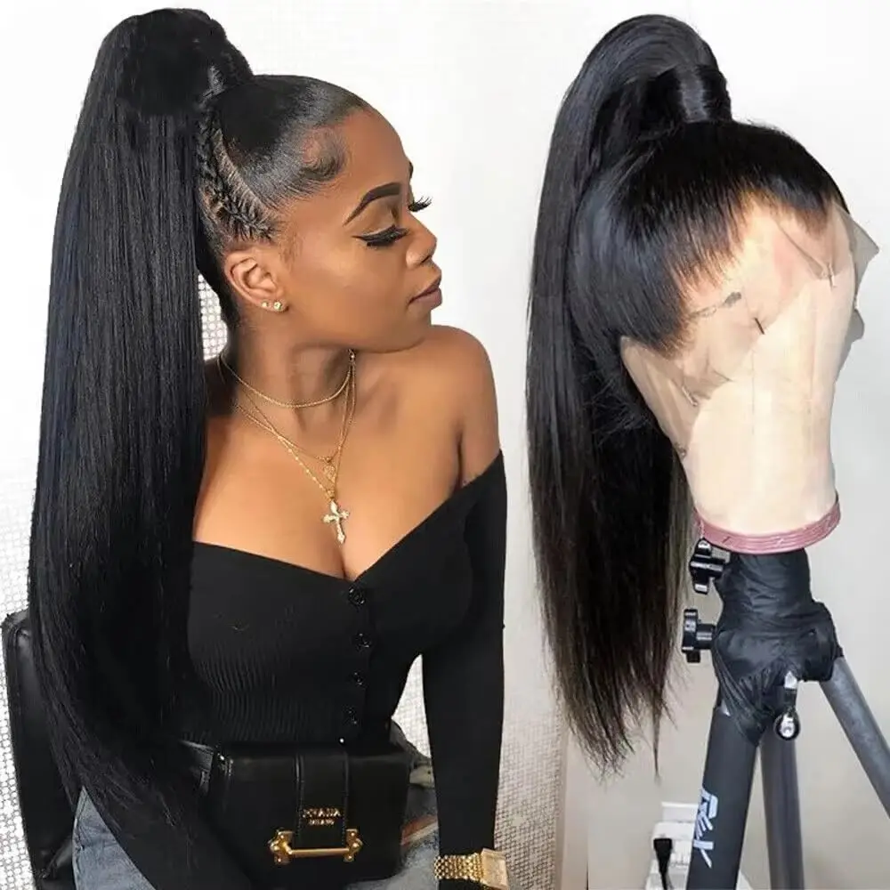 Bone Straight 360 HD Lace Frontal Wigs 100% Human Hair 40 Inch 250 Density Brazilian 13x6 Lace Front Human Hair Wig Preplucked
Bone Straight 360 HD Lace Frontal Wigs 100% Human Hair 40 Inch 250 Density Brazilian 13x6 Lace Front Human Hair Wig Preplucked