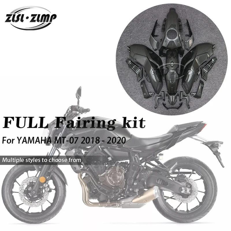 For Yamaha MT-07 MT 07 mt 07 2018 - 2019 - 2020 Motorcycle Complete Fairing ABS Plastic Carbon Fiber Pattern Body Decoration Kit
For Yamaha MT-07 MT 07 mt 07 2018 - 2019 - 2020 Motorcycle Complete Fairing ABS Plastic Carbon Fiber Pattern Body Decoration Kit