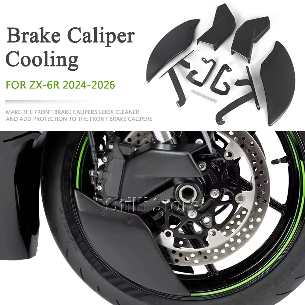 New Brake Disk Cooler Air Duct Side Cover ABS Black Motorcycle Fits For KAWASAKI NINJA 636 ZX-6R ZX6R ZX 6R 2024 2025 2026
New Brake Disk Cooler Air Duct Side Cover ABS Black Motorcycle Fits For KAWASAKI NINJA 636 ZX-6R ZX6R ZX 6R 2024 2025 2026