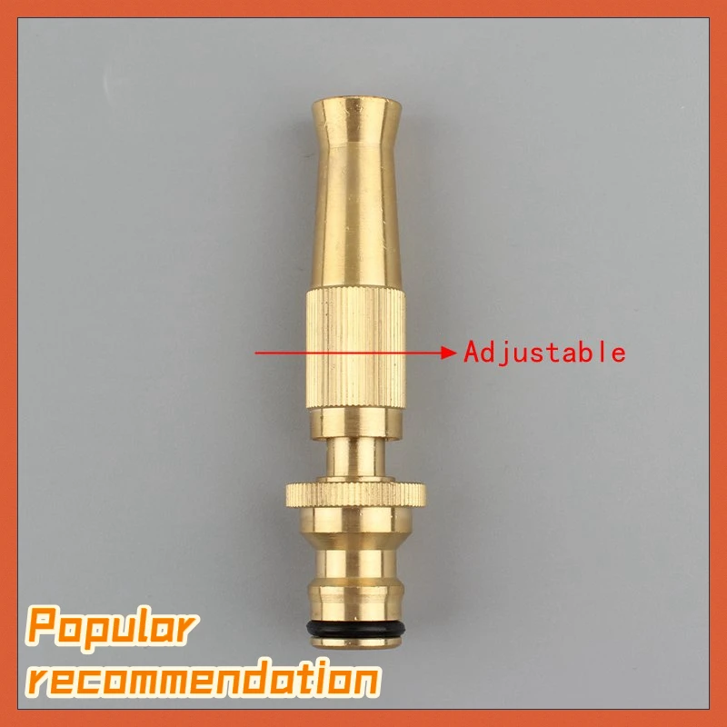 Spray Nozzle Water Gun Brass High Pressure Direct Spray Sprinkler Quick Connector 1/2'' Garden Hose Adjustable Pressure Washer
Spray Nozzle Water Gun Brass High Pressure Direct Spray Sprinkler Quick Connector 1/2'' Garden Hose Adjustable Pressure Washer