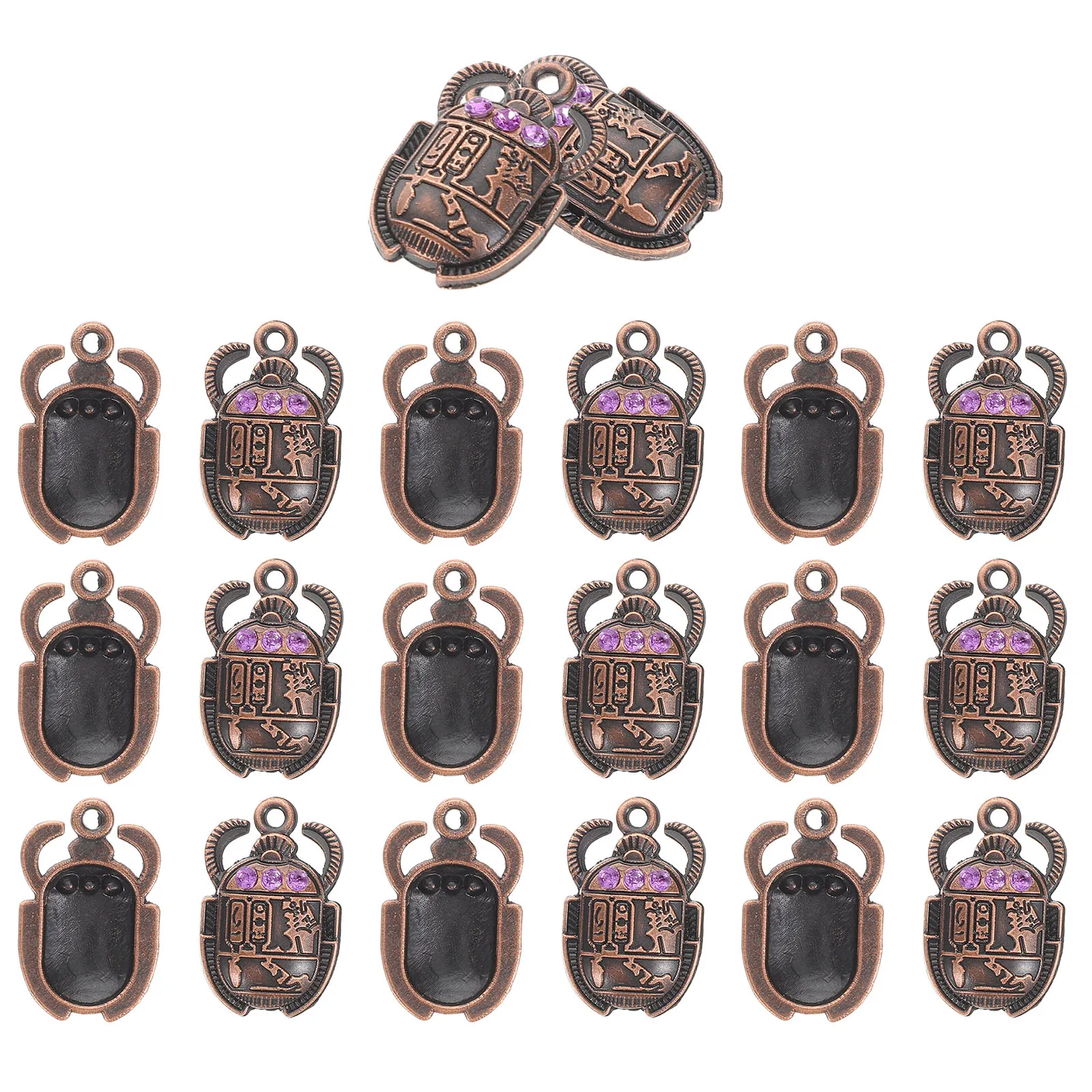 20 Pcs Scarab Beetle Pendant Charms Crystal Egyptian Jewelry Necklace Bracelet Connector Keychain Amulet Metal Insect Bead
20 Pcs Scarab Beetle Pendant Charms Crystal Egyptian Jewelry Necklace Bracelet Connector Keychain Amulet Metal Insect Bead