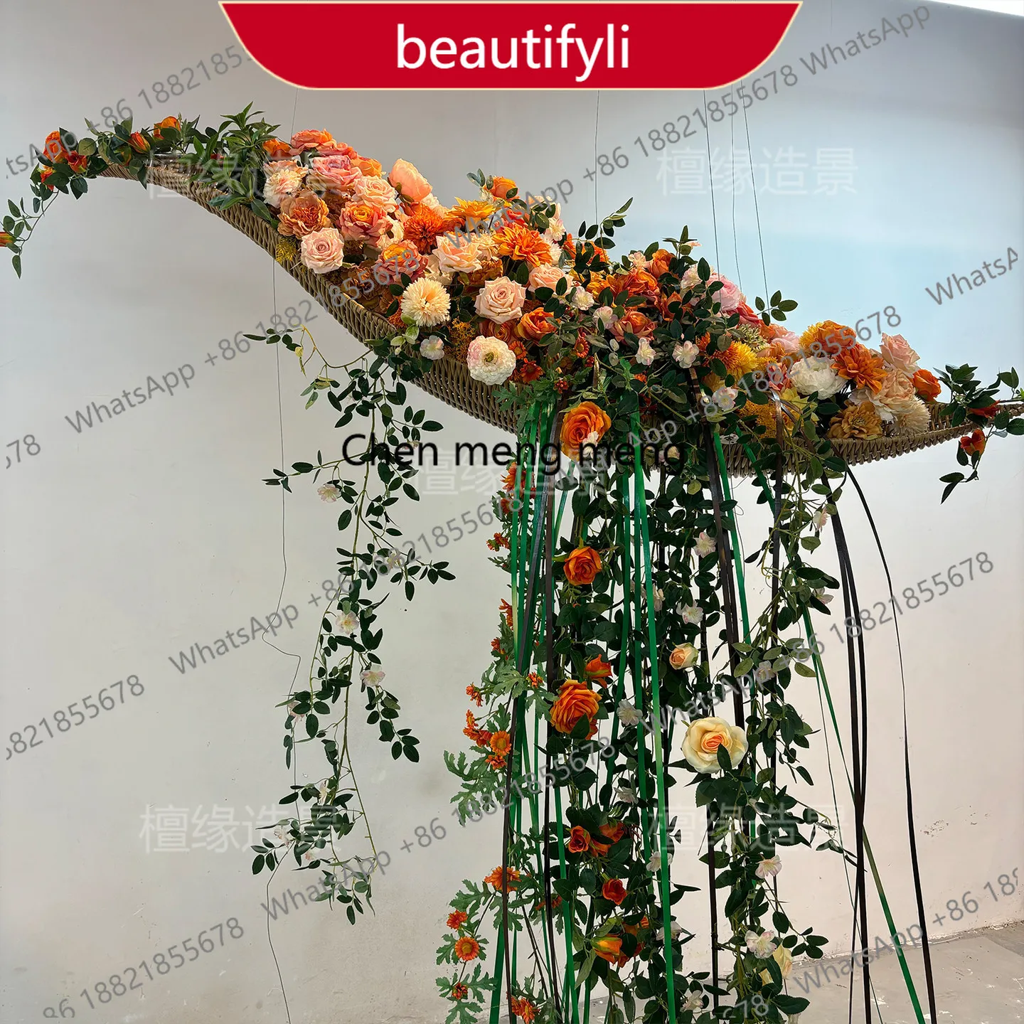 A38 Floating Bamboo Boat Indoor Simulation Flower Landscaping, Corridor Art Decoration Installation Flower Arrangement Design
A38 Floating Bamboo Boat Indoor Simulation Flower Landscaping, Corridor Art Decoration Installation Flower Arrangement Design