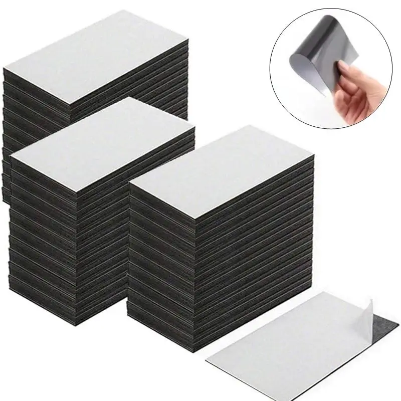 20 Sheets 2x3.5 Inch Self Adhesive Magnetic Business Cards Peel and Stick Magnet Stickers for Business Professionals
20 Sheets 2x3.5 Inch Self Adhesive Magnetic Business Cards Peel and Stick Magnet Stickers for Business Professionals