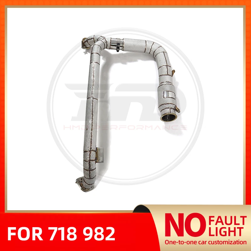 NO FAULT LIGHT Downpipe For Porsche 718 982 Cayman Stainless Steel Exhaust System Heat Shield Non-destructive Installation HMD
NO FAULT LIGHT Downpipe For Porsche 718 982 Cayman Stainless Steel Exhaust System Heat Shield Non-destructive Installation HMD
