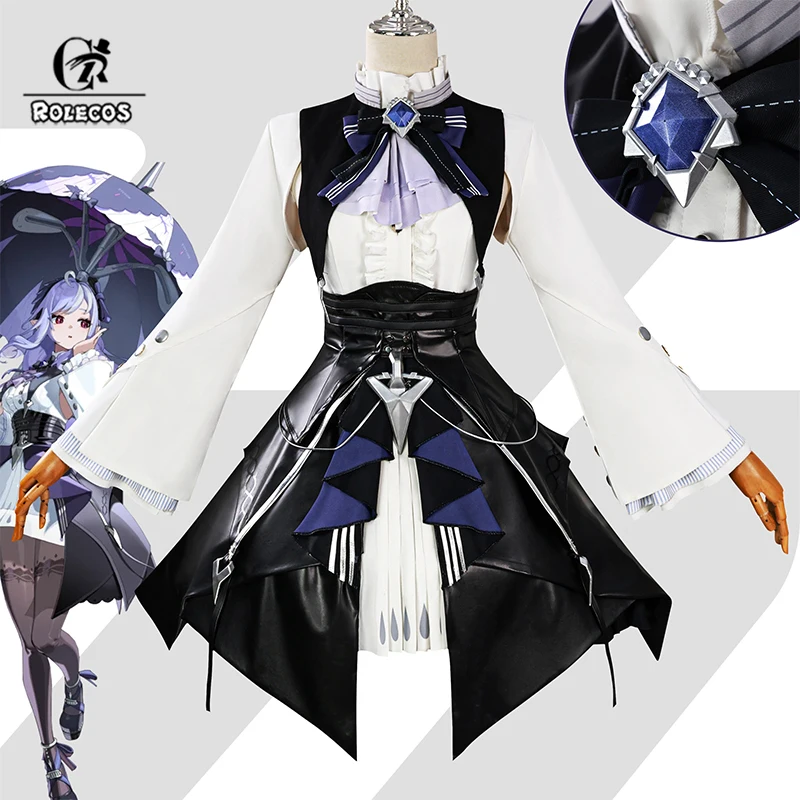 ROLECOS Zenless Zone Zero Vivian Cosplay Costume Vivian Costume Carnival Party Women Black Dress Halloween Outfit Fullset
ROLECOS Zenless Zone Zero Vivian Cosplay Costume Vivian Costume Carnival Party Women Black Dress Halloween Outfit Fullset