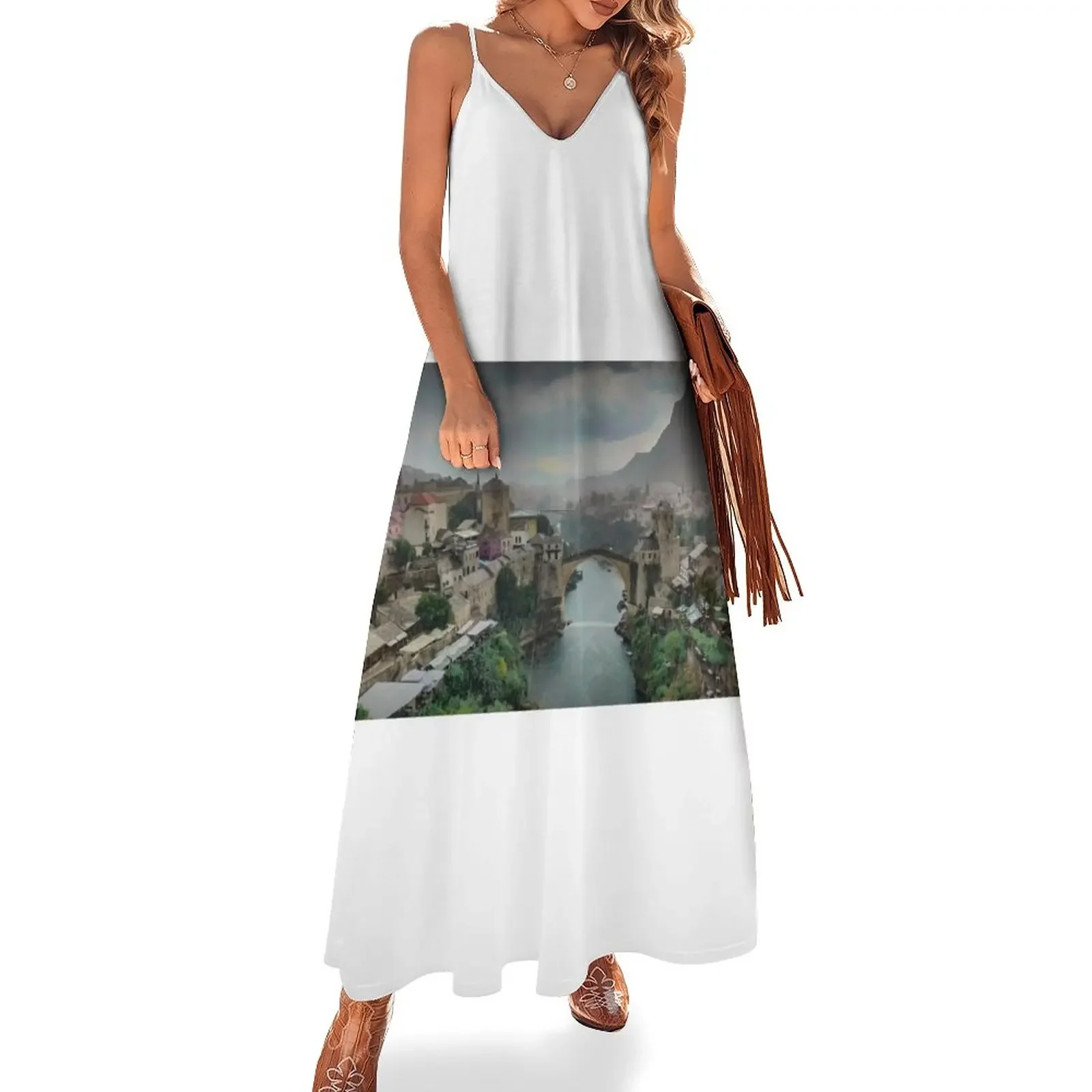 Mostar River Bosnia - Landscape Sleeveless Dress woman dress Womens dresses Dress
Mostar River Bosnia - Landscape Sleeveless Dress woman dress Womens dresses Dress