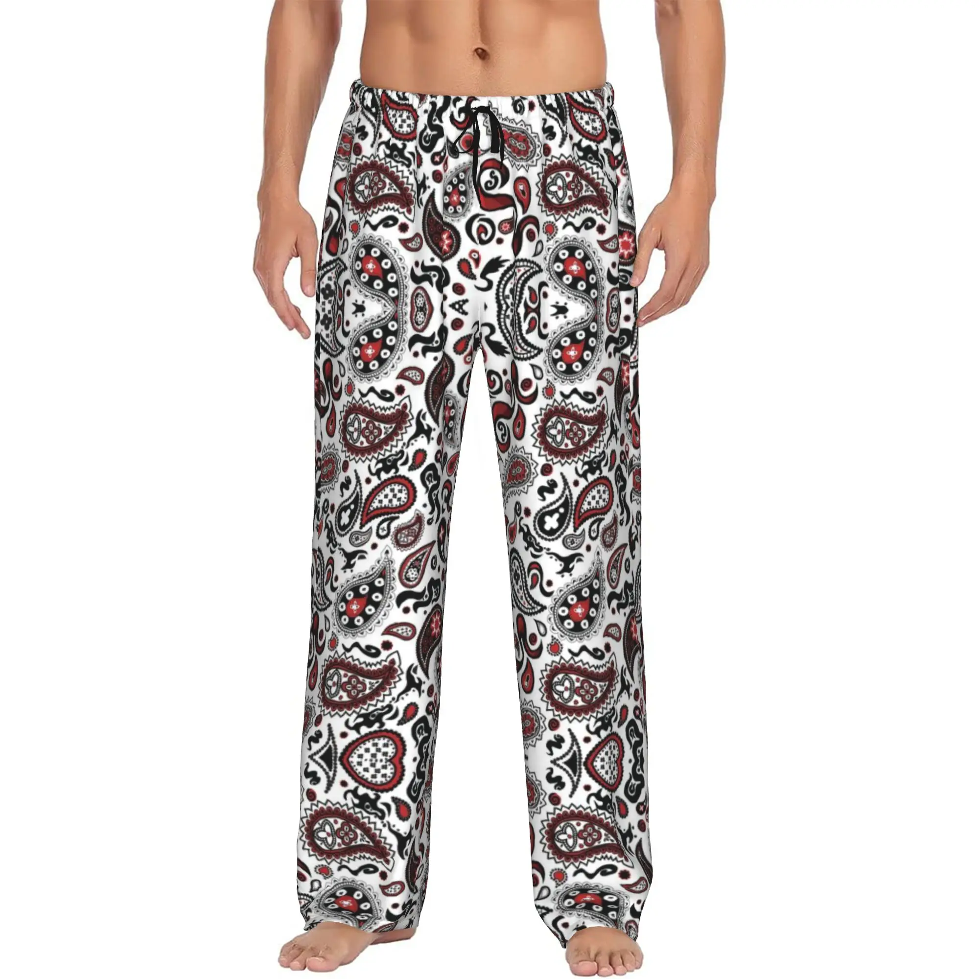 Custom Print Men's Paisley Pajama Pants Sleepwear Sleep Lounge Bottoms with Pockets
Custom Print Men's Paisley Pajama Pants Sleepwear Sleep Lounge Bottoms with Pockets