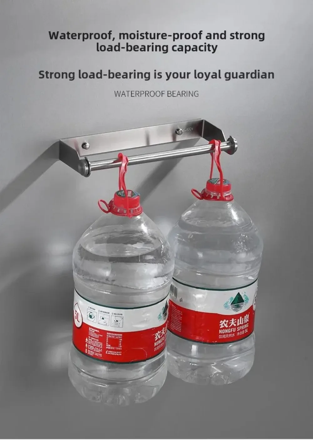 Suitable for kitchen and bathroom hanging storage racks, non drilling stainless steel tissue racks, wall mounted roller racks
Suitable for kitchen and bathroom hanging storage racks, non drilling stainless steel tissue racks, wall mounted roller racks