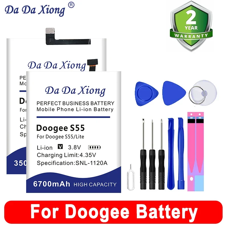 Аккумулятор для Doogee BL5500 BL7000 BL12000 X5 F5 X6 X7 X9 Y8 X53 X55 X70 S70 S30 S50 S55 S60 Y7 Y100X N10 N20 Mix Mini S Pro Lite
Аккумулятор для Doogee BL5500 BL7000 BL12000 X5 F5 X6 X7 X9 Y8 X53 X55 X70 S70 S30 S50 S55 S60 Y7 Y100X N10 N20 Mix Mini S Pro Lite