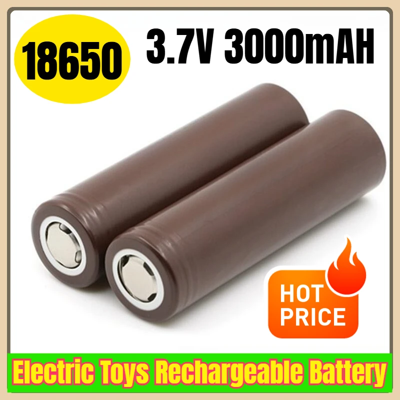 18650 3.7V 3000mAH Electric Toys Rechargeable Battery
18650 3.7V 3000mAH Electric Toys Rechargeable Battery