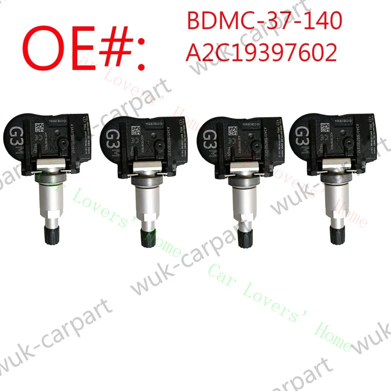 Комплект из 4 датчиков TPMS (433 МГц) для Mazda CX-30 2019-2022, OE BDMC-37-140, A2C19397602
Комплект из 4 датчиков TPMS (433 МГц) для Mazda CX-30 2019-2022, OE BDMC-37-140, A2C19397602