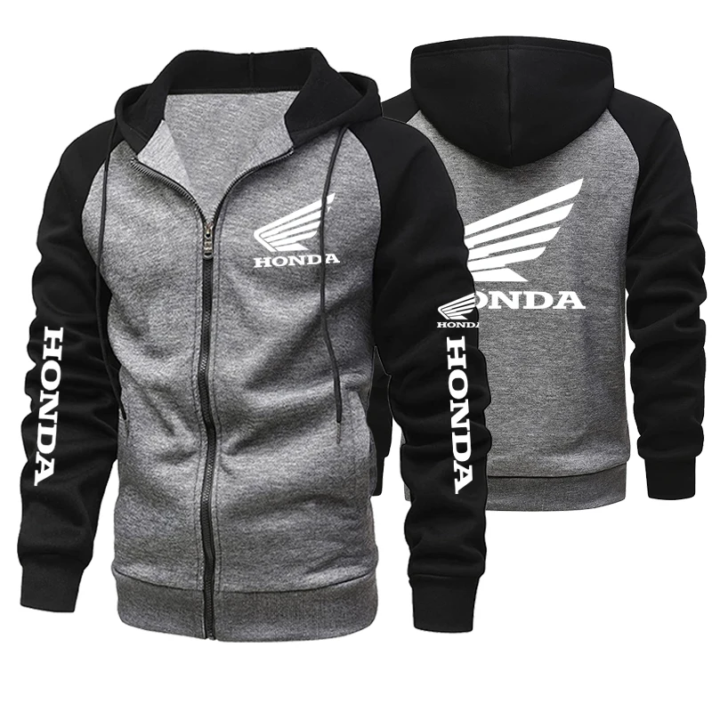 Honda's new men's zipper pullover hooded sweatshirt - for outdoor sports, casual wear and daily outfits. Loose and comfortable f
Honda's new men's zipper pullover hooded sweatshirt - for outdoor sports, casual wear and daily outfits. Loose and comfortable f