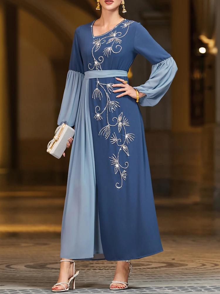 Mia Muse Ramadan Essentials женское мусульманское элегантное платье Абая асимметричное современное платье макси с v-образным вырезом и длинными рукавами, расшитое блестками и цветочным принтом
Mia Muse Ramadan Essentials женское мусульманское элегантное платье Абая асимметричное современное платье макси с v-образным вырезом и длинными рукавами, расшитое блестками и цветочным принтом