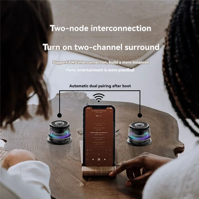 ABWZ-Mini Speaker Bluetooth Speaker Magnetic Bracket High-Sound Quality Portable LED Color Light
ABWZ-Mini Speaker Bluetooth Speaker Magnetic Bracket High-Sound Quality Portable LED Color Light