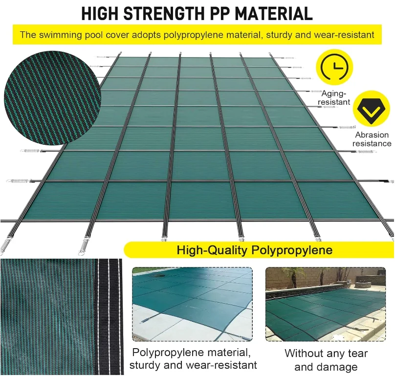 Eco-Friendly & Non-Polluting Swimming Pool Safety Mesh Cover Made From High Quality Material
Eco-Friendly & Non-Polluting Swimming Pool Safety Mesh Cover Made From High Quality Material