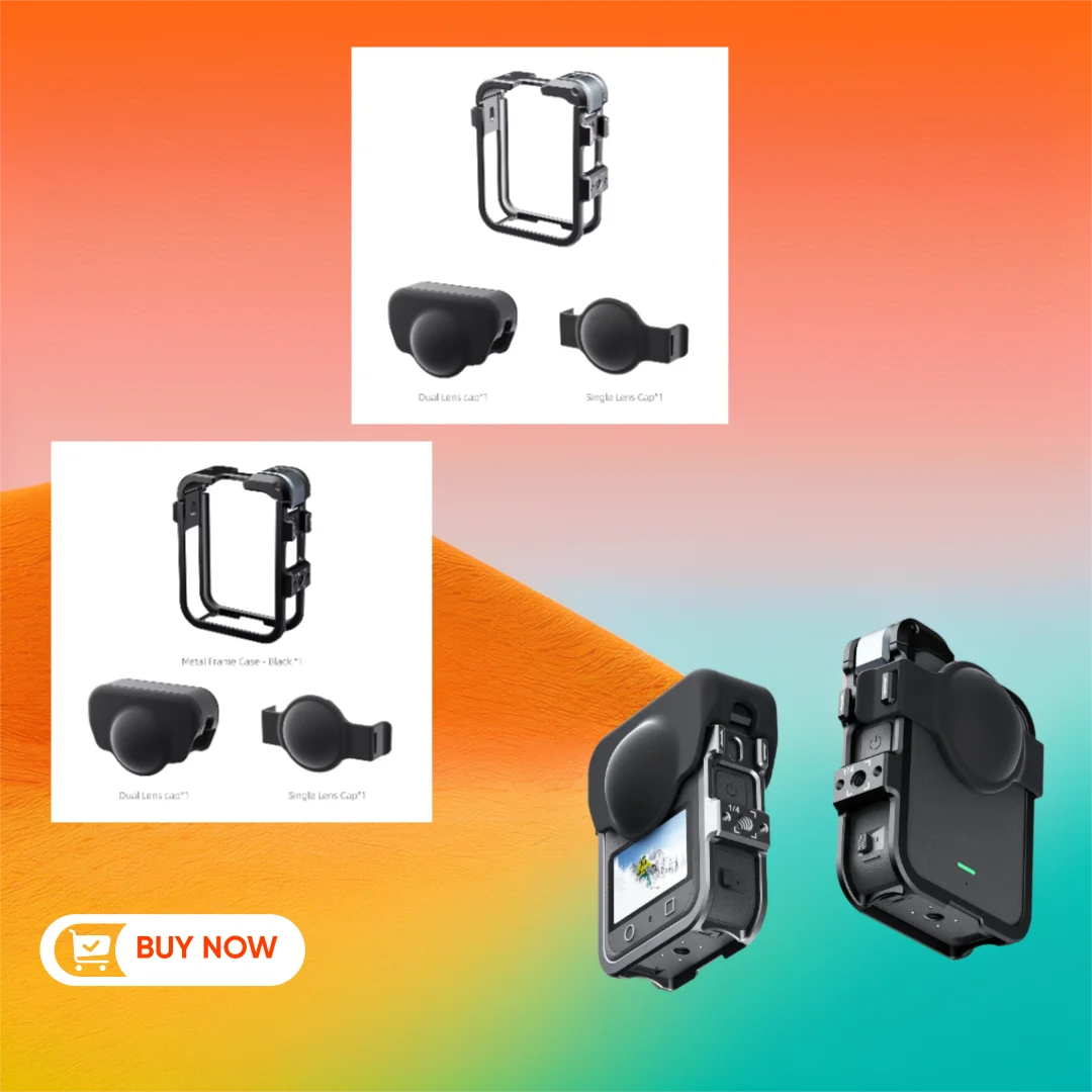 Aluminum Alloy Protective Frame Lens Protective Case for DJI OSMO 360 Camera
Aluminum Alloy Protective Frame Lens Protective Case for DJI OSMO 360 Camera