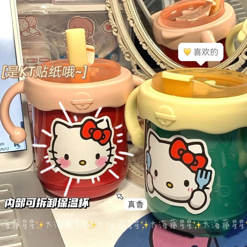 TAMARATOMY Girls' Cartoon Hello Kitty Insulation Cup has two layers of disassembly, which can be used by adults and children
TAMARATOMY Girls' Cartoon Hello Kitty Insulation Cup has two layers of disassembly, which can be used by adults and children