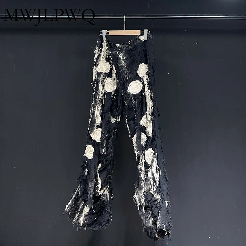 MWJLPWQ 2025 New Gray Vintage Tie Dyed Design Pants Men Flower Rough Edge Niched Design Women Loose Casual Trousers Trend 010965
MWJLPWQ 2025 New Gray Vintage Tie Dyed Design Pants Men Flower Rough Edge Niched Design Women Loose Casual Trousers Trend 010965