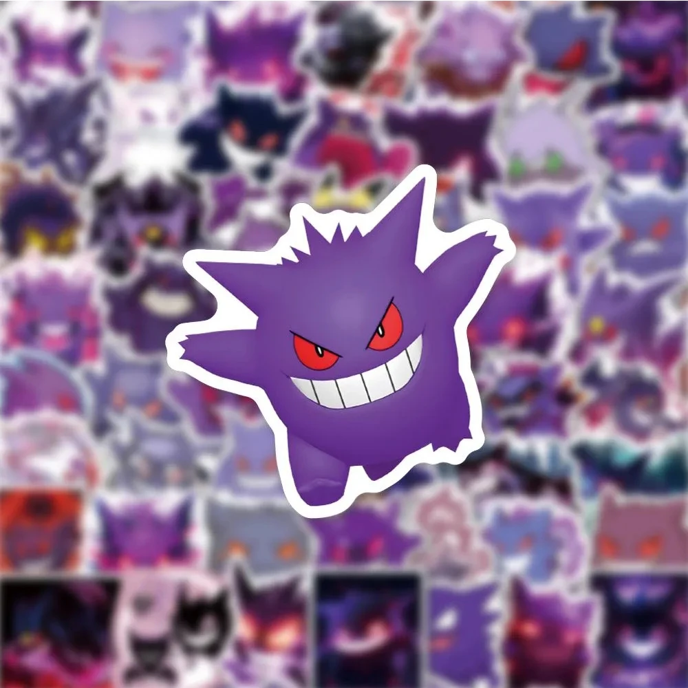 10/30/50pcs Funny Pokemon Anime Gengar Stickers Cute Cartoon Sticker for Kids Toy DIY Water Bottle Notebook Phone Graffiti Decal
10/30/50pcs Funny Pokemon Anime Gengar Stickers Cute Cartoon Sticker for Kids Toy DIY Water Bottle Notebook Phone Graffiti Decal