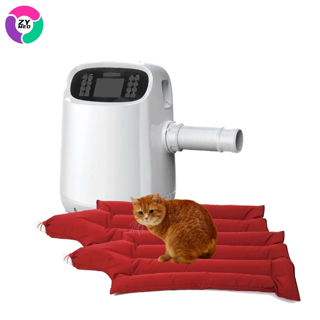 ZY-VHB Veterinary Equipment Automatic Air Warming Pad System Machine Reusable Large Animal Pet Warming Blanket For Surgery
ZY-VHB Veterinary Equipment Automatic Air Warming Pad System Machine Reusable Large Animal Pet Warming Blanket For Surgery