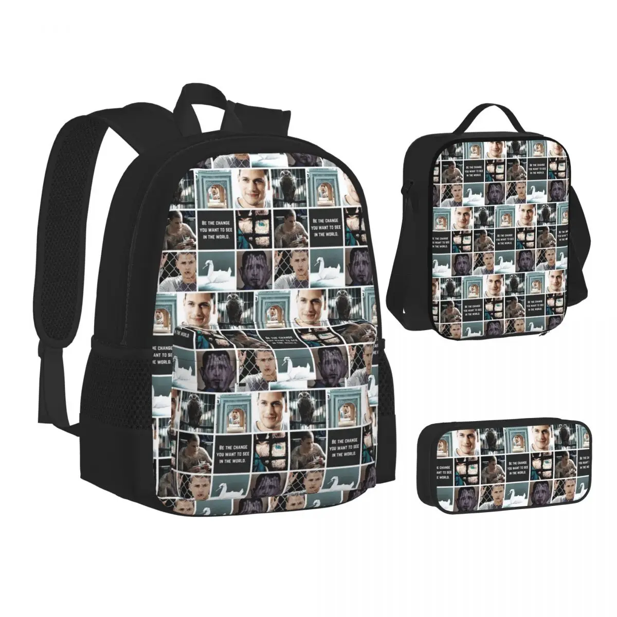 Aesthetic Michael Scofield Backpacks Boys Girls Bookbag Children School Bags Kids Rucksack Lunch Bag Pen Bag Three-Piece Set
Aesthetic Michael Scofield Backpacks Boys Girls Bookbag Children School Bags Kids Rucksack Lunch Bag Pen Bag Three-Piece Set