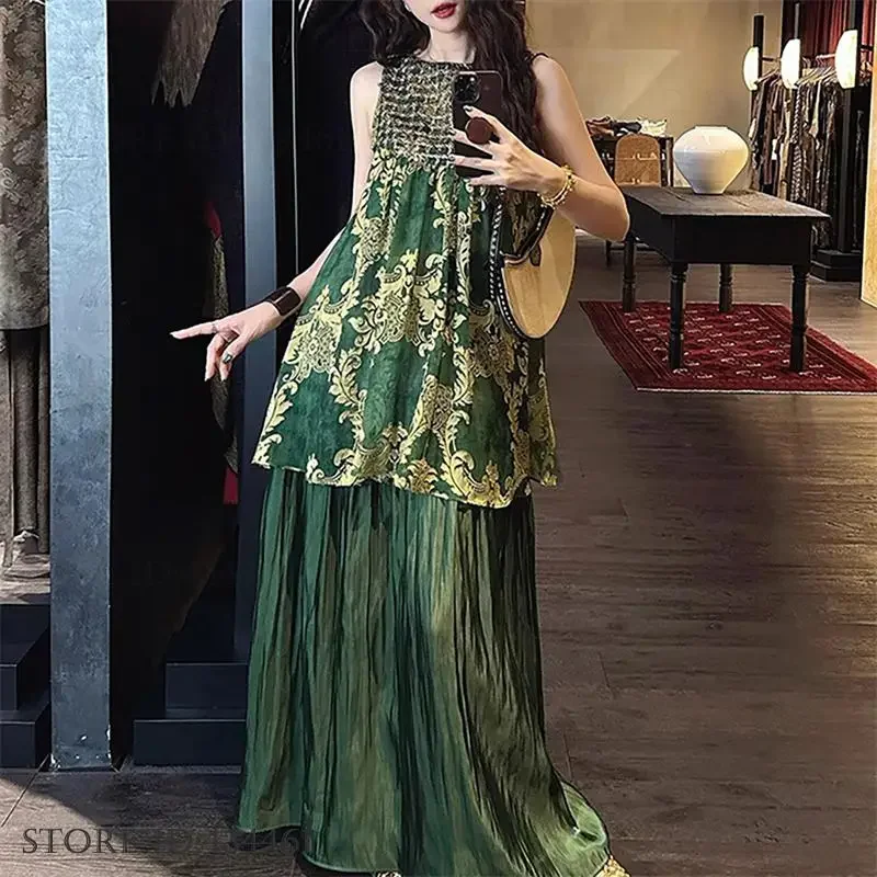 Elegant Sexy Sleeveless Long Qipao New Chinese Style Women's Dress Hanfu High Quality Improved Cheongsam Evening Party Gown
Elegant Sexy Sleeveless Long Qipao New Chinese Style Women's Dress Hanfu High Quality Improved Cheongsam Evening Party Gown
