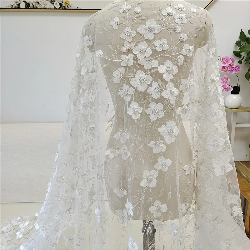 New Exquisite Bead Embroidery Fabric Wedding Dress Curtain Clothing Fabric Handmade DIY Materials Decorative Accessories
New Exquisite Bead Embroidery Fabric Wedding Dress Curtain Clothing Fabric Handmade DIY Materials Decorative Accessories