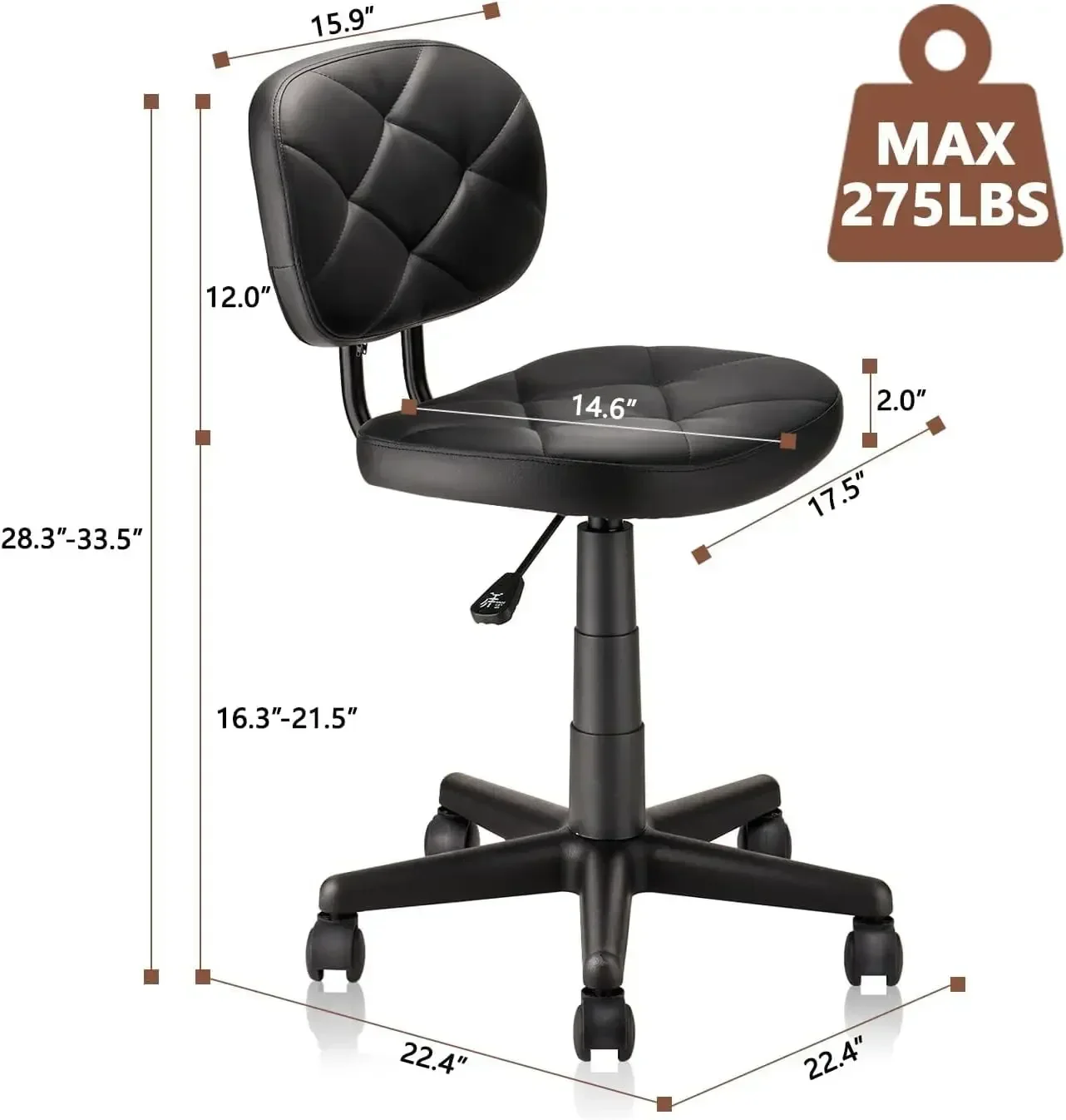 Вращающийся стул с подлокотниками из кожи, регулируемый по высоте, для салонов, спа-центров, гаражей и работы.
Вращающийся стул с подлокотниками из кожи, регулируемый по высоте, для салонов, спа-центров, гаражей и работы.