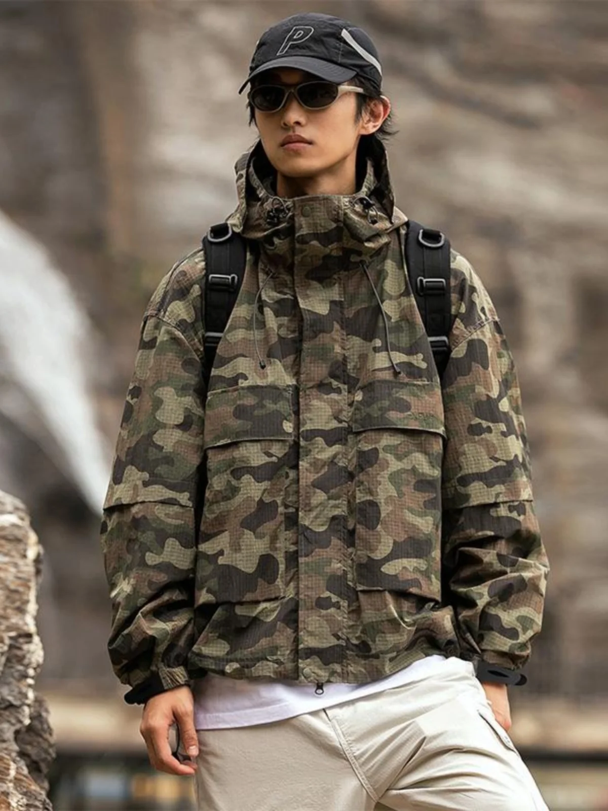 American Retro Camouflage Workwear Jaet Men's Loose Large Size Spring Outdoor Functional Coat Trendy Hooded Outerwear
American Retro Camouflage Workwear Jaet Men's Loose Large Size Spring Outdoor Functional Coat Trendy Hooded Outerwear