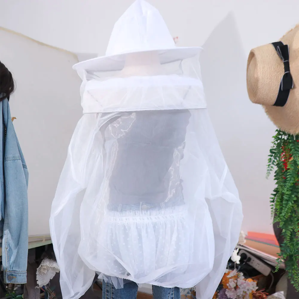 Safe Breathable Beekeeping Suit Hooded Veil Mesh Smock Bee Keeper Jacket Wear-resistant Half Body Protective Equipment Unisex
Safe Breathable Beekeeping Suit Hooded Veil Mesh Smock Bee Keeper Jacket Wear-resistant Half Body Protective Equipment Unisex