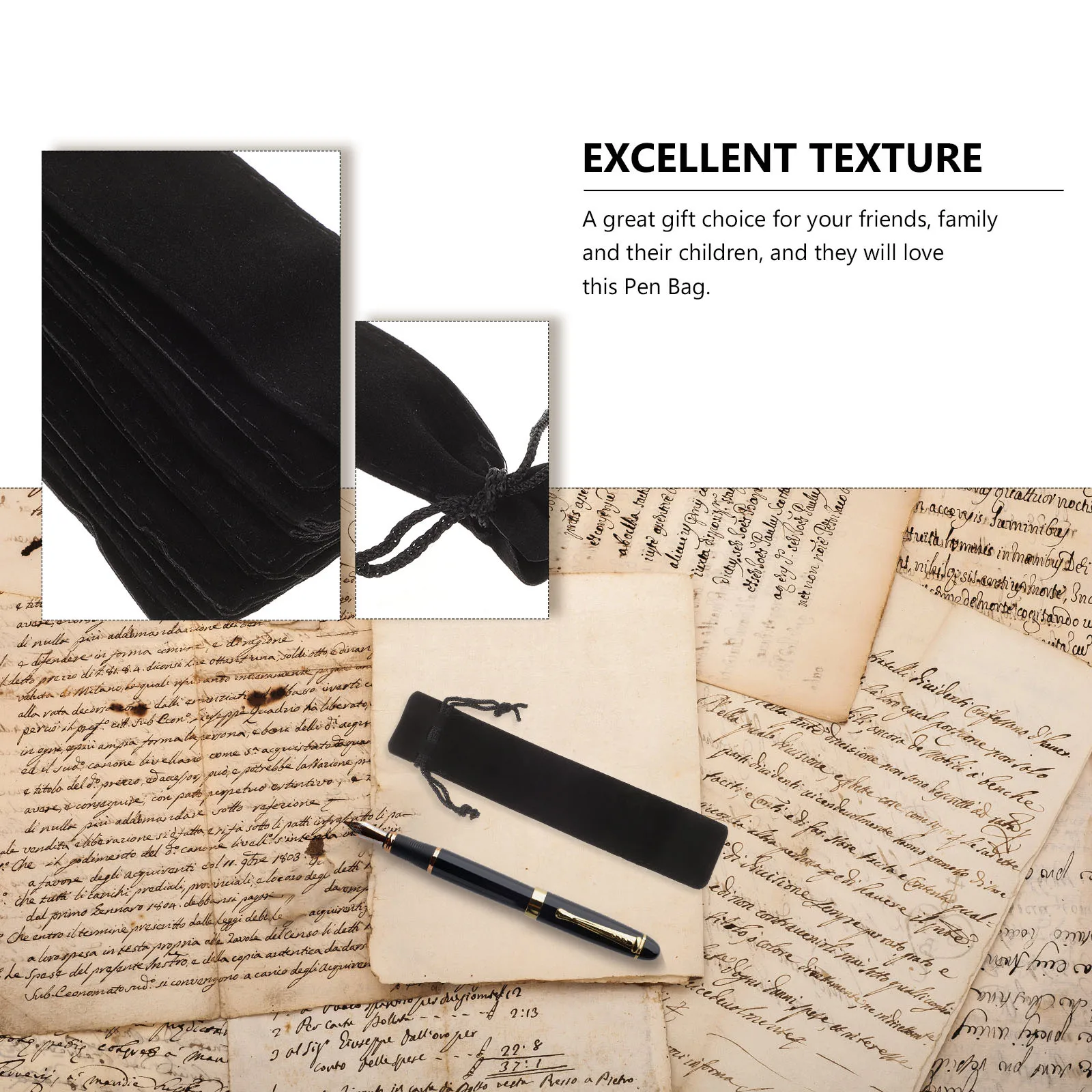 15pcs Pen Bag Drawstring Storage Pouch For Fountain Pens Ballpoint Pens Dust-Resistant Scratch-Proof Portable Pen Holder Case
15pcs Pen Bag Drawstring Storage Pouch For Fountain Pens Ballpoint Pens Dust-Resistant Scratch-Proof Portable Pen Holder Case